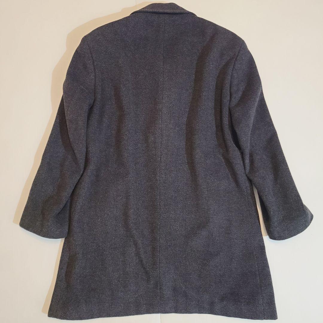 【美品】ローレンラルフローレン　チェスターコート　ウール　ヘリンボーン　Lサイズ