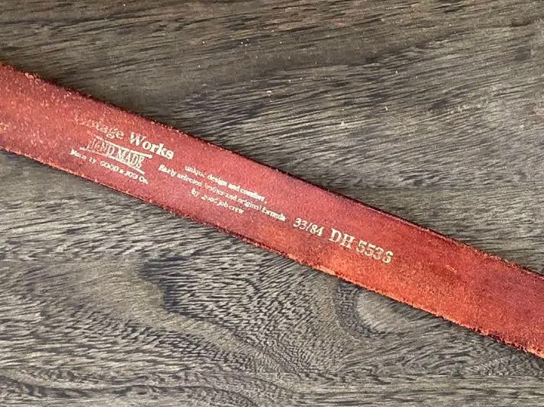 Vintage Works ヴィンテージワークス 牛革ベルトDH5536