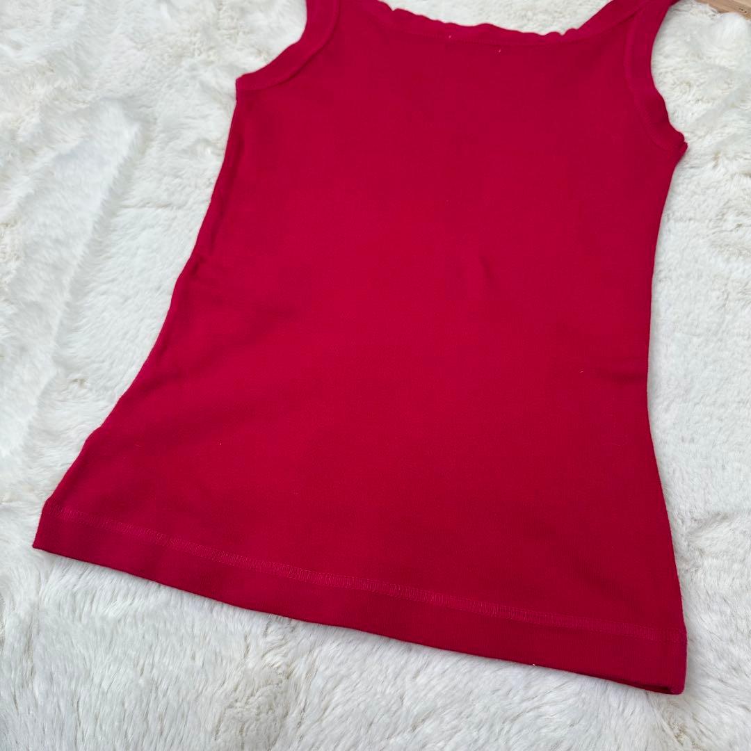 ✨美品✨ヒステリックグラマー タンクトップ ロゴ グリッター プリント