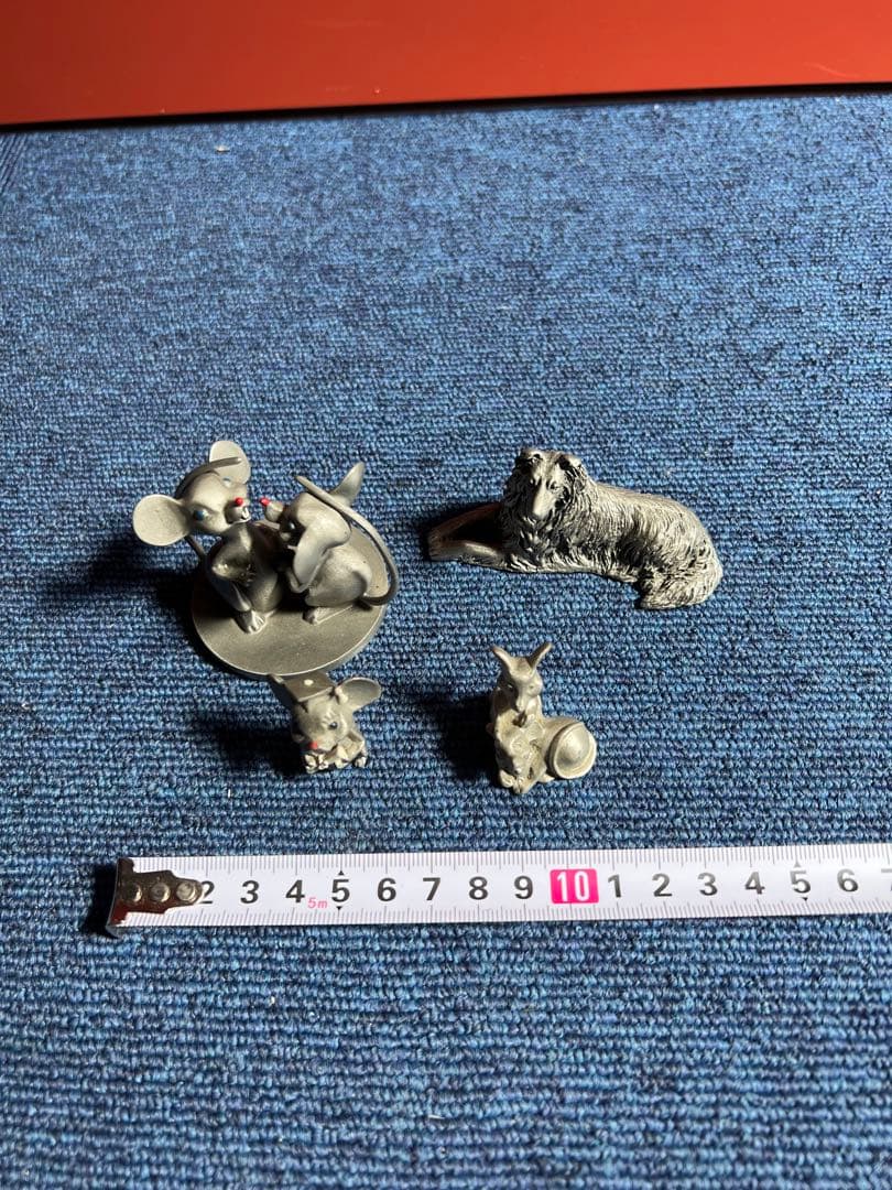 1077  ロイヤルセランゴール　ピューター　錫　置物　4客