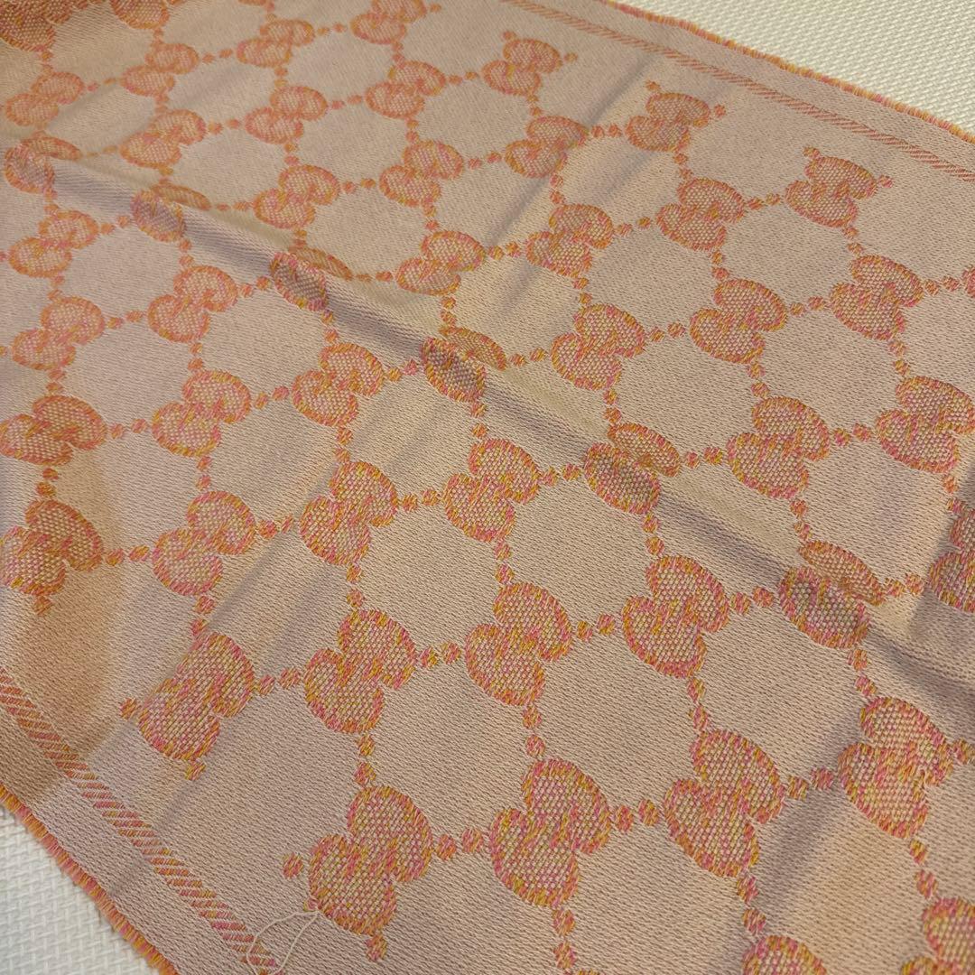 GUCCI ピンク系 ストール・ショール