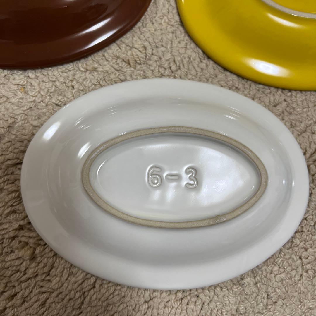 LE CREUSET ミニ・オーバル・プレート（5枚セット ）クールパレット