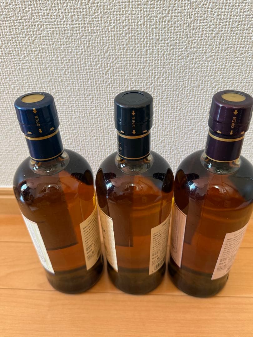 NIKKA WHISKY シングルモルトウイスキー 3本セット