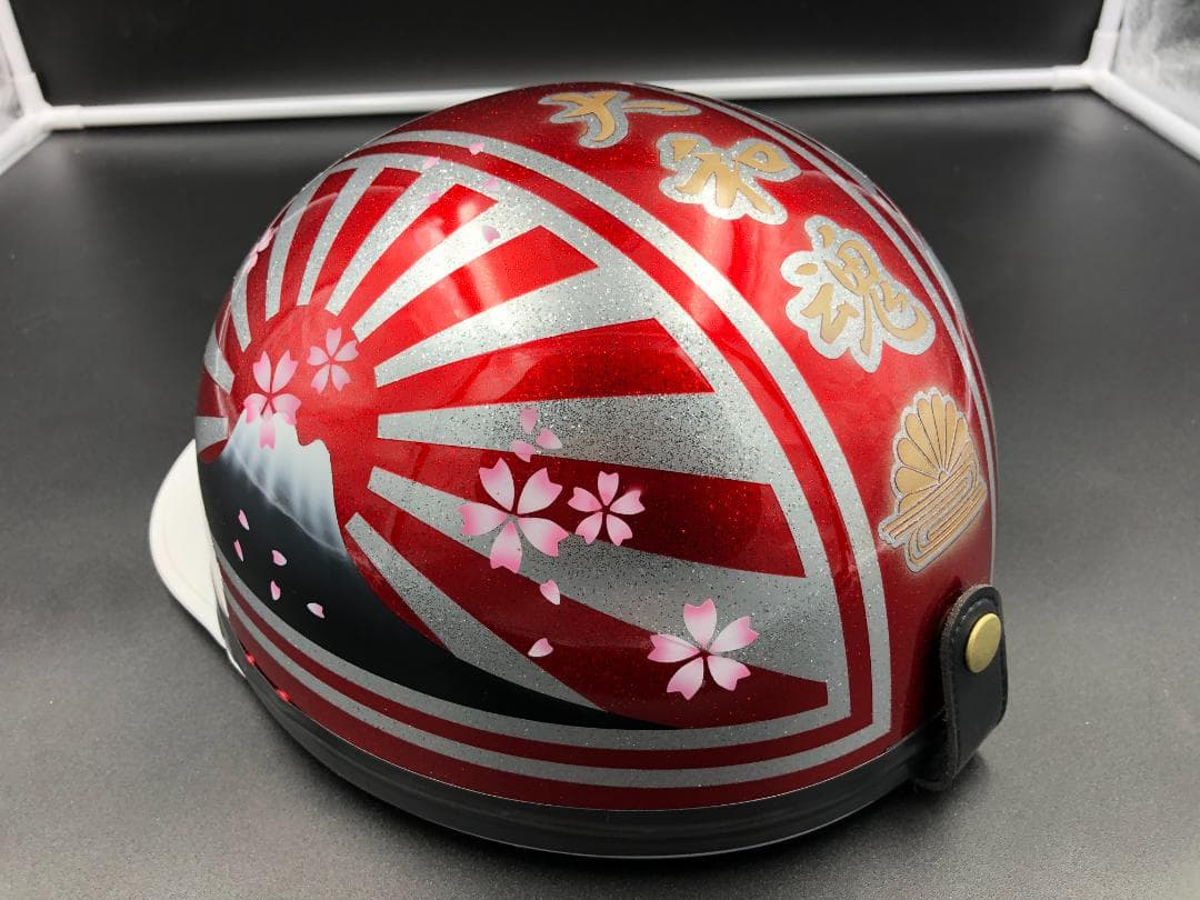 コルク半　カスタム　富士日章　キャンディレッド　桜　高級クリヤ送料無料