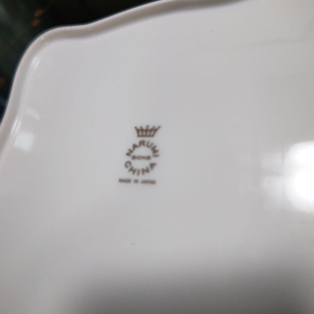 #未使用 ナルミ ボーンチャイナ#角皿