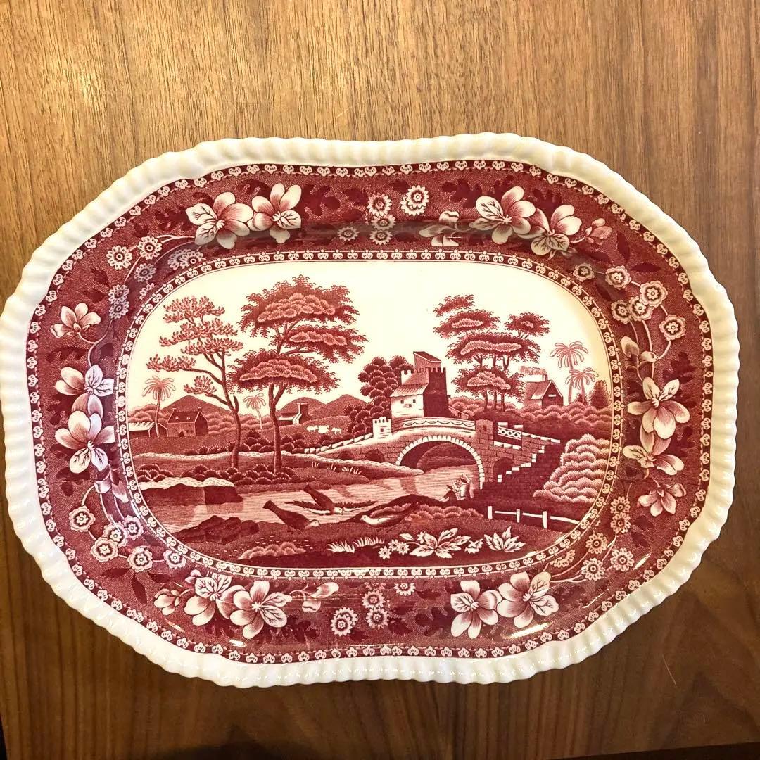 美品、スポード　Spode 大皿　アンティーク 英国製