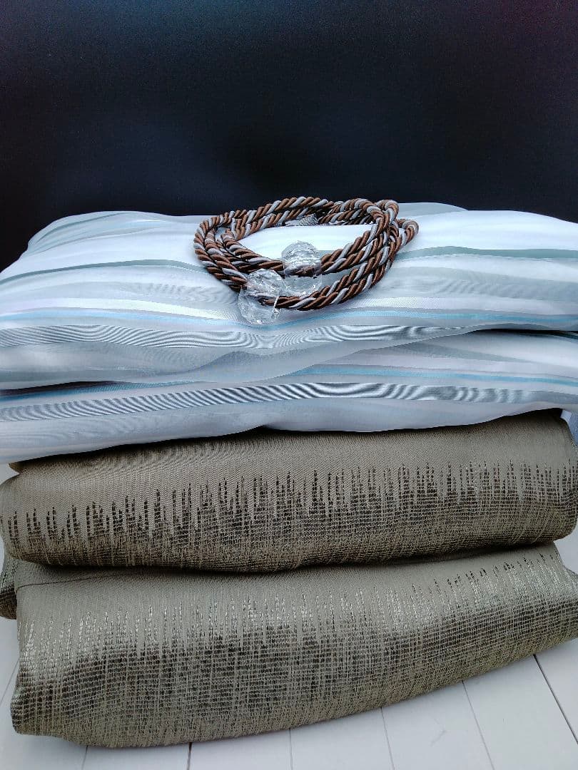 ドレープカーテン,レースカーテン4枚セット 展示品 M-2503KA1