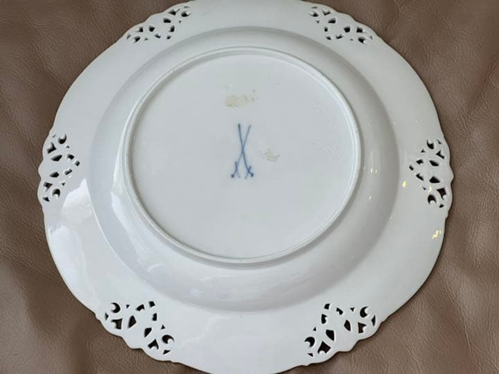 マイセンプレート　直径24cm