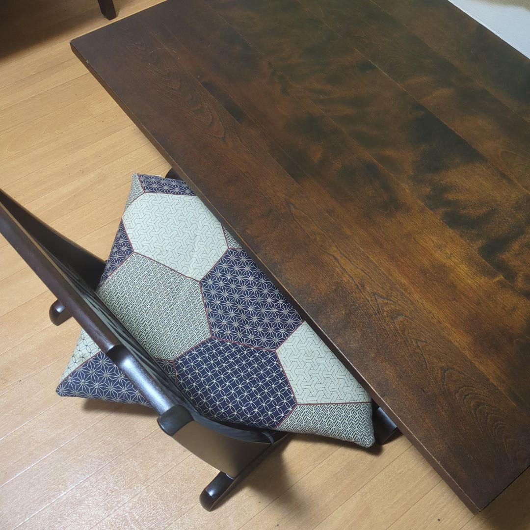 北海道民芸家具　折りたたみ座卓　ローテーブル