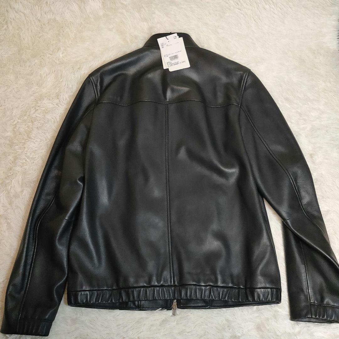 【高級・未使用品・23年モデル】セオリー レザージャケットMorvekL M 黒