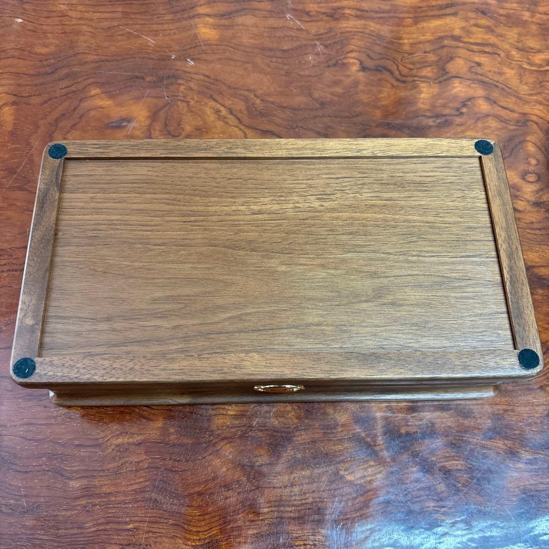 三菱倉庫　木製小物入れ 創立120周年記念　o0114o7