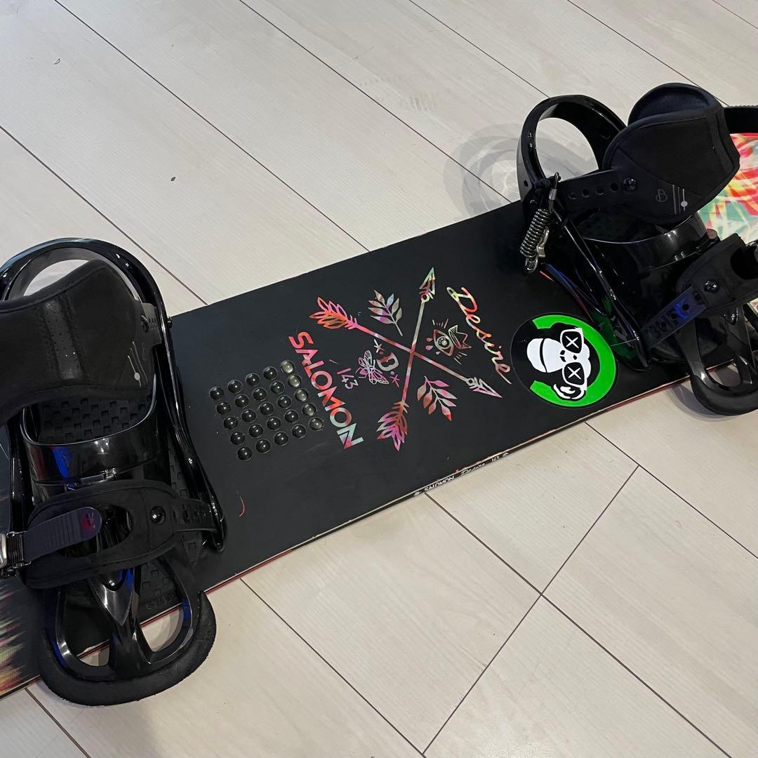 SALOMON DESIREスノーボード BURTON ビンディング付き