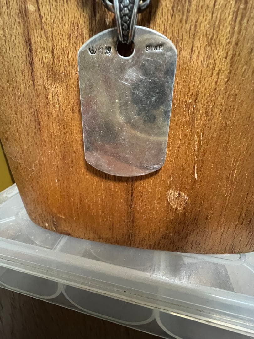 彫銀 シルバー silver 925 950 龍 竜 ネックレス