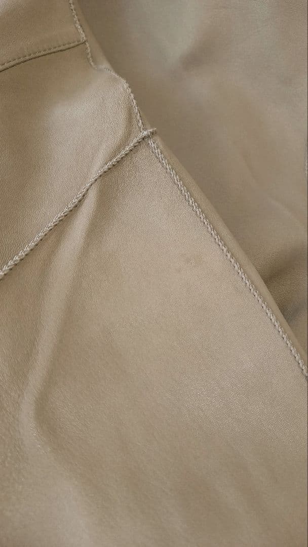 DUSAN/ドゥシャン★リアルレザー/羊革スウェードジャケット size:S