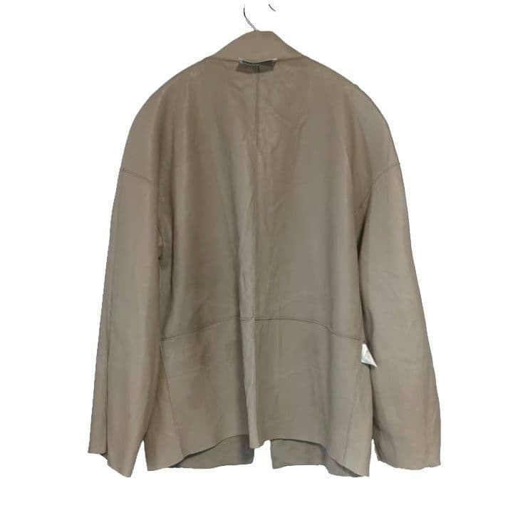 DUSAN/ドゥシャン★リアルレザー/羊革スウェードジャケット size:S