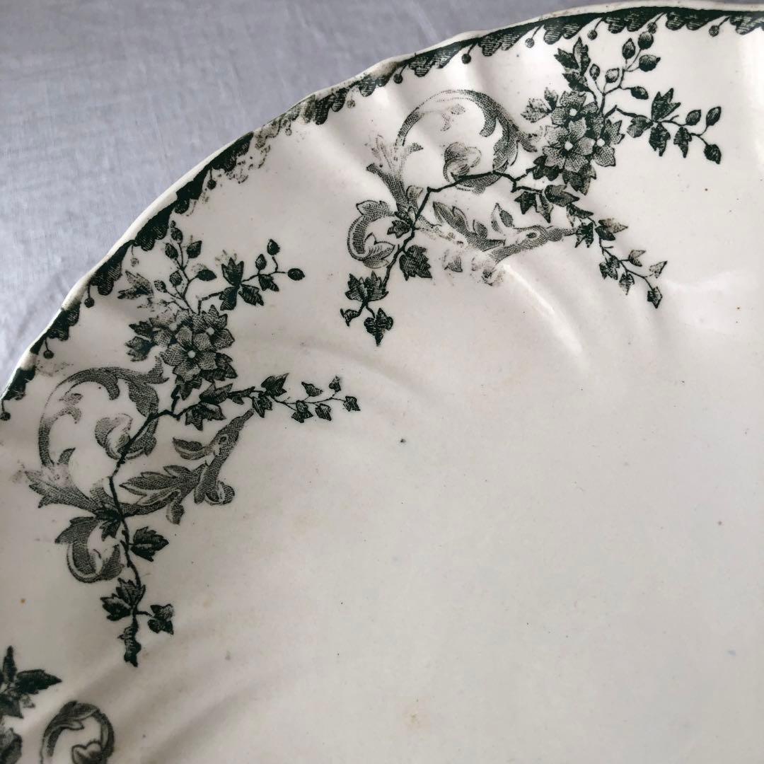 時の色香が美しいコンポティエ　エミールブルジョワ　フランスアンティーク