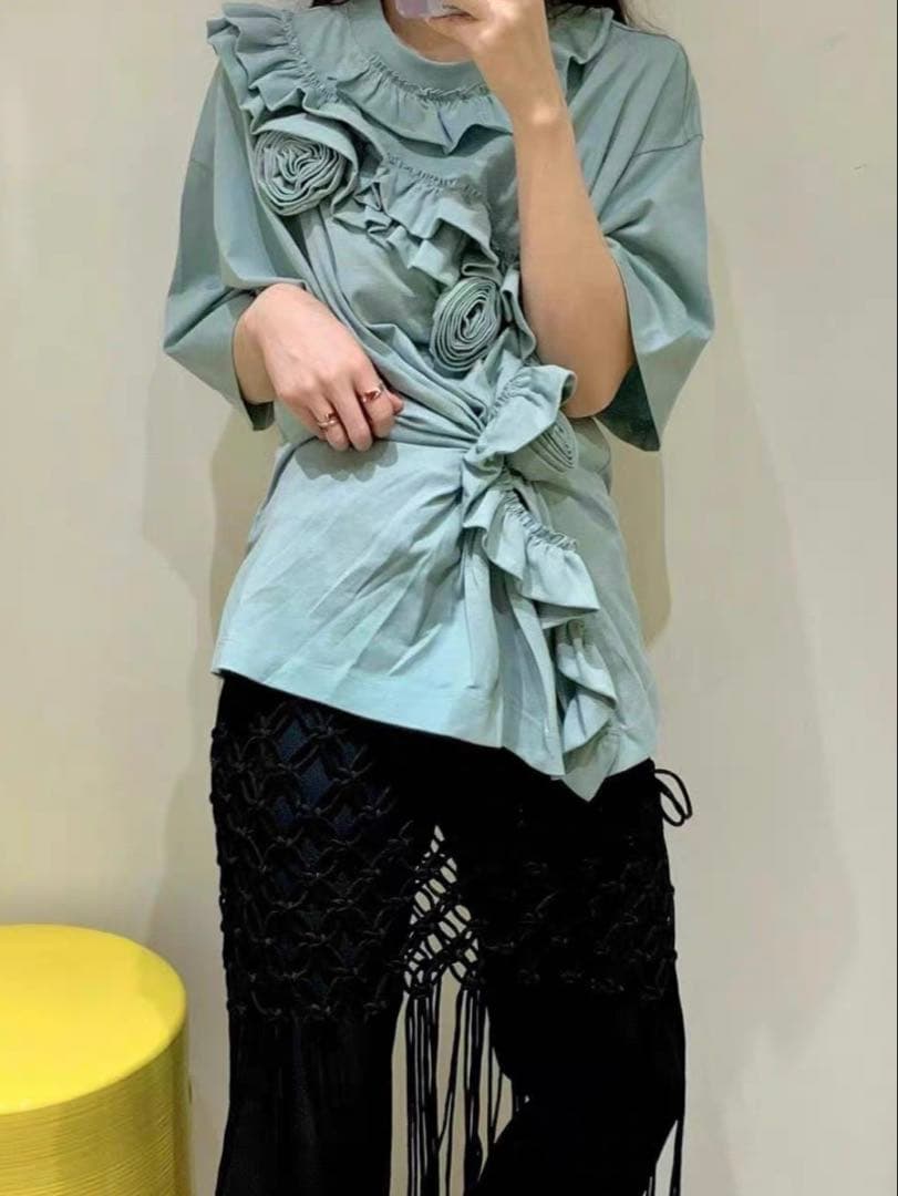 DRIES VAN NOTEN ミントグリーン シャツ Extra Small