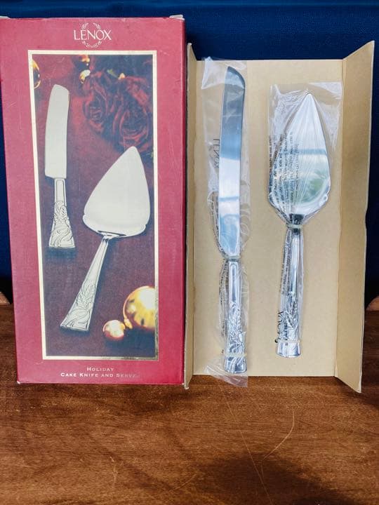LENOX Holiday クリスマス　ケーキナイフ　ケーキサーバー