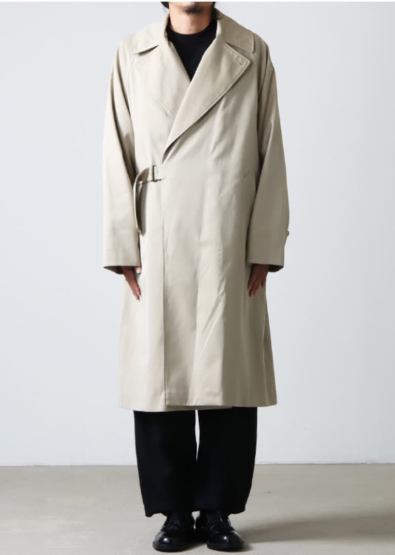 【美品】【クリーニング済み】23AW COMOLI　コモリ タイロッケンコート