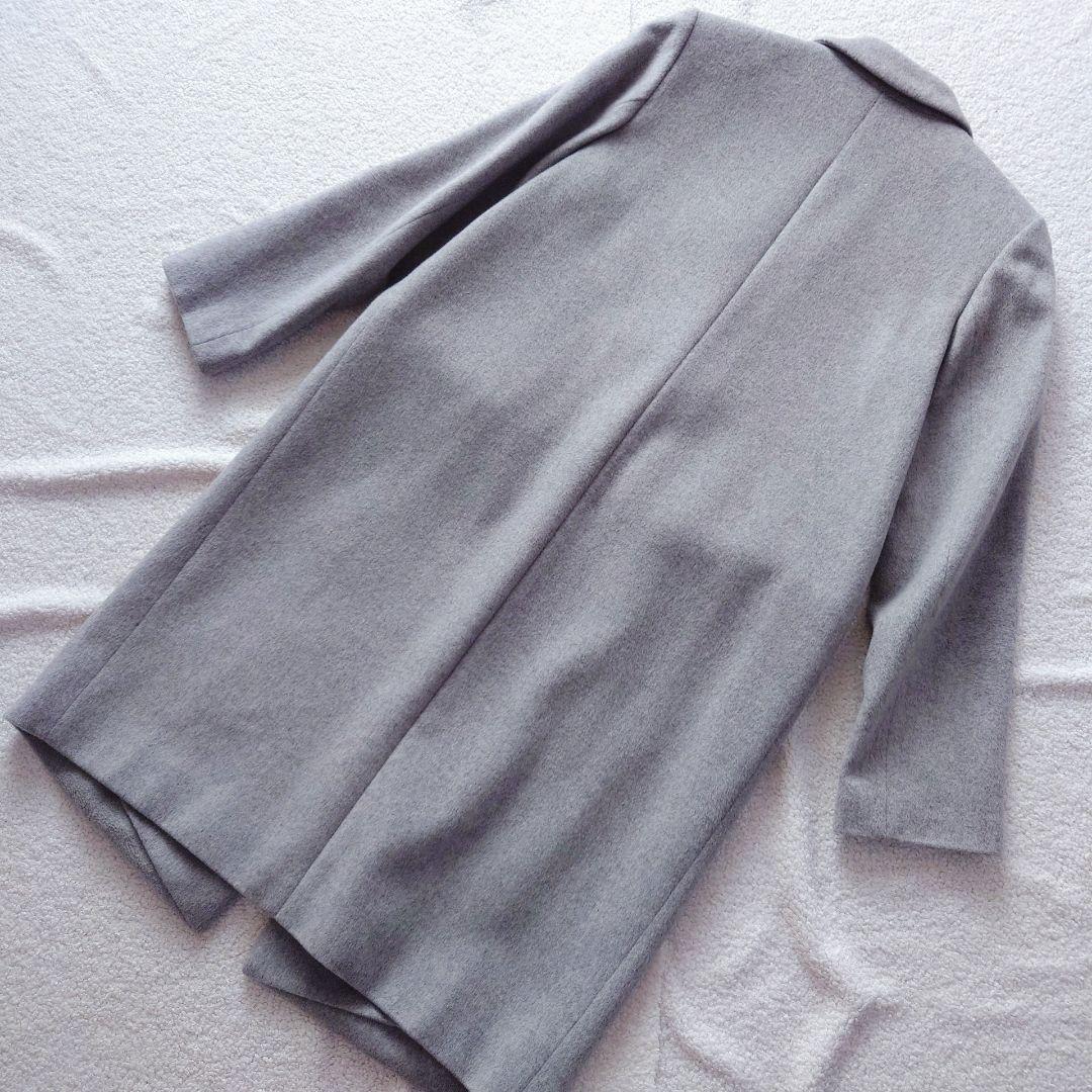 theory luxe ウールチェスターコート　Lサイズ グレー