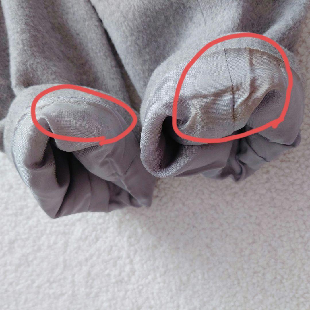 theory luxe ウールチェスターコート　Lサイズ グレー