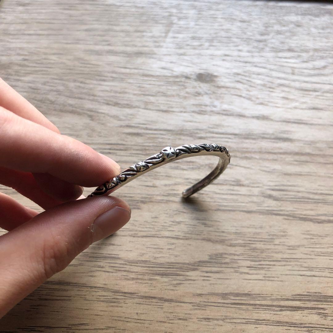 『Bill Wall Leather』 シンクロス バングル　silver925