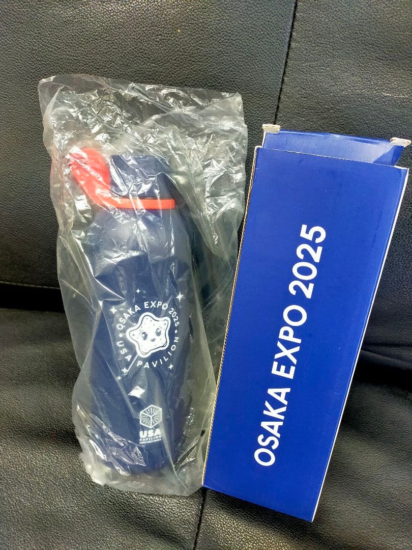 【関西万博♪】【超レア！】【アメリカ館】 入館者限定　ステンレスドリンクボトル♪