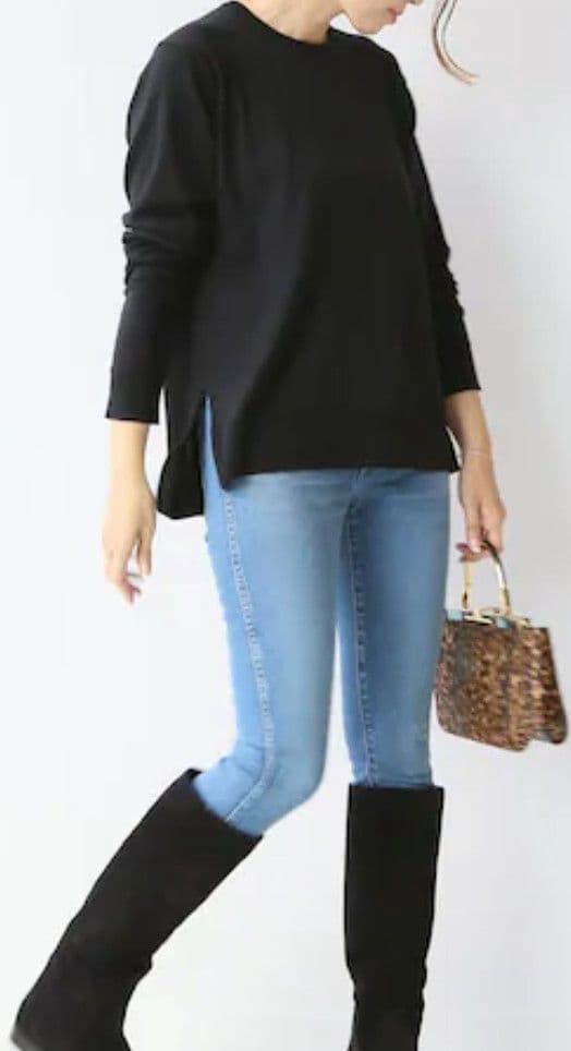 【Deuxieme Classe】人気のFF30クルーネックニット