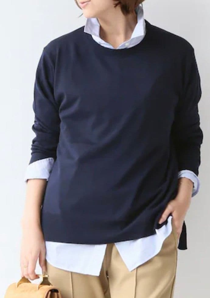 【Deuxieme Classe】人気のFF30クルーネックニット