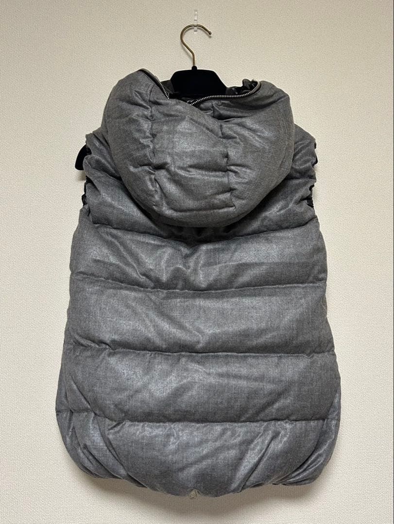 DUVETICA/デュベティカ/ダウンベスト/size40/ウール グレー