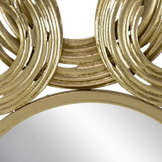 ミラー ウォールデコレーション 壁飾り ゴールド アンティーク 85602WM