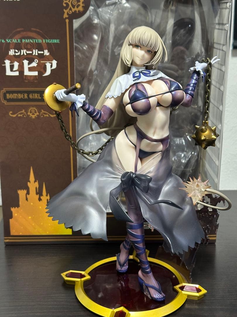 箱破損　ボンバーガール セピア 1/6 完成品フィギュア