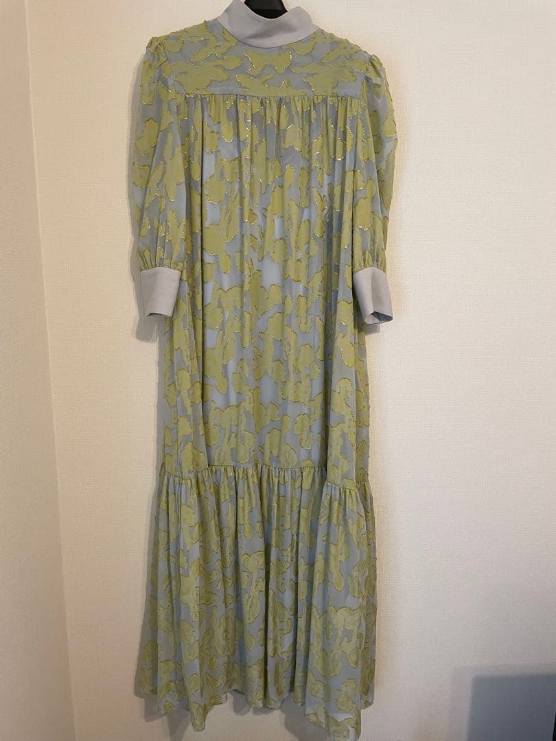 Ameri VINTAGE ジャガードロングワンピース