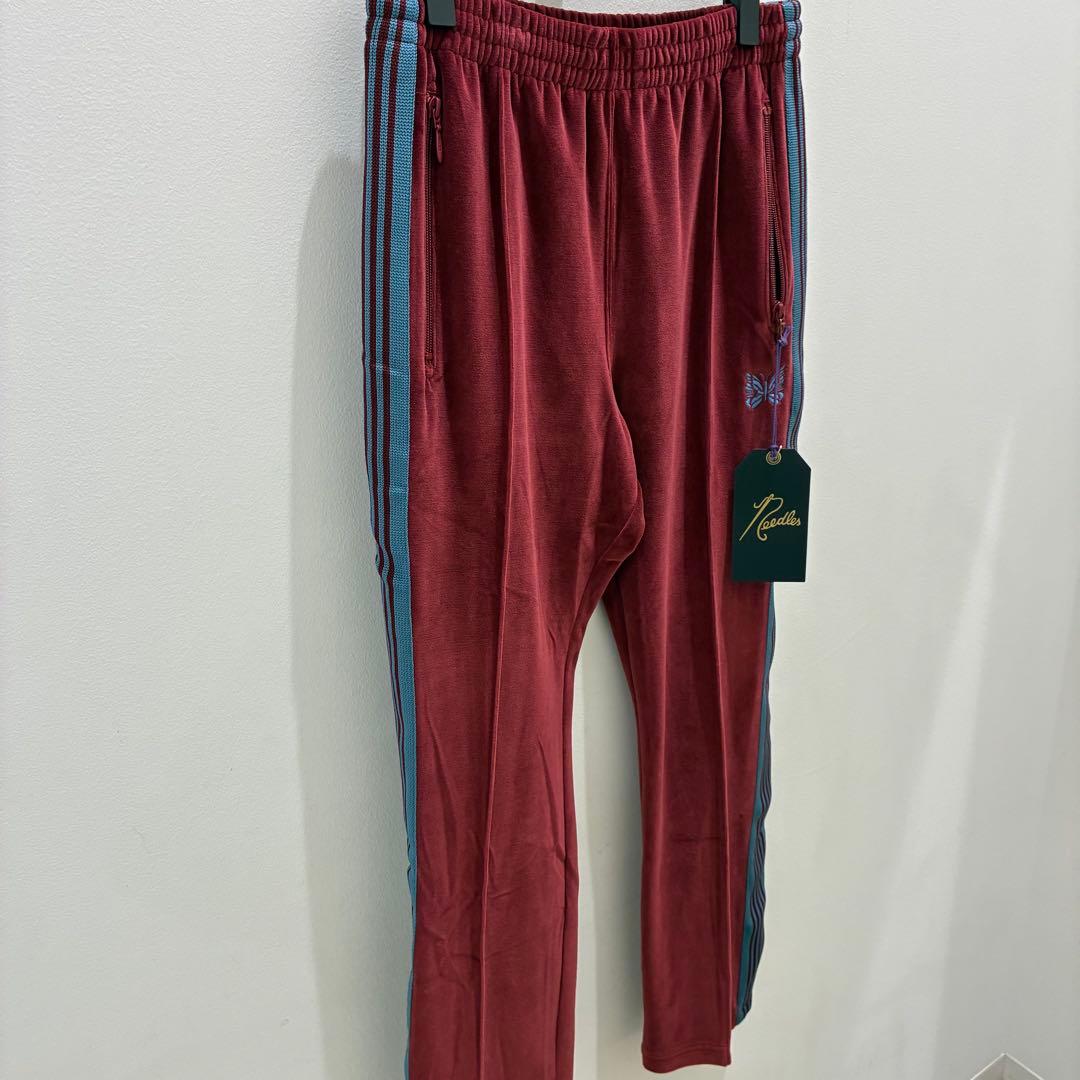 NEEDLES ニードルズ　ベロア　トラックパンツ　ナロー