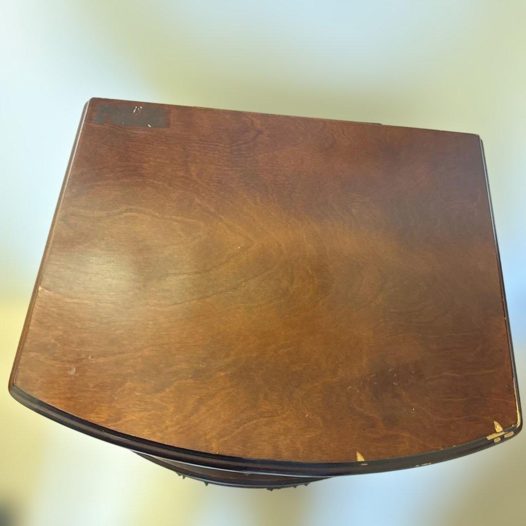 レア　ダークブラウン ジュエリーボックス ミラー付き