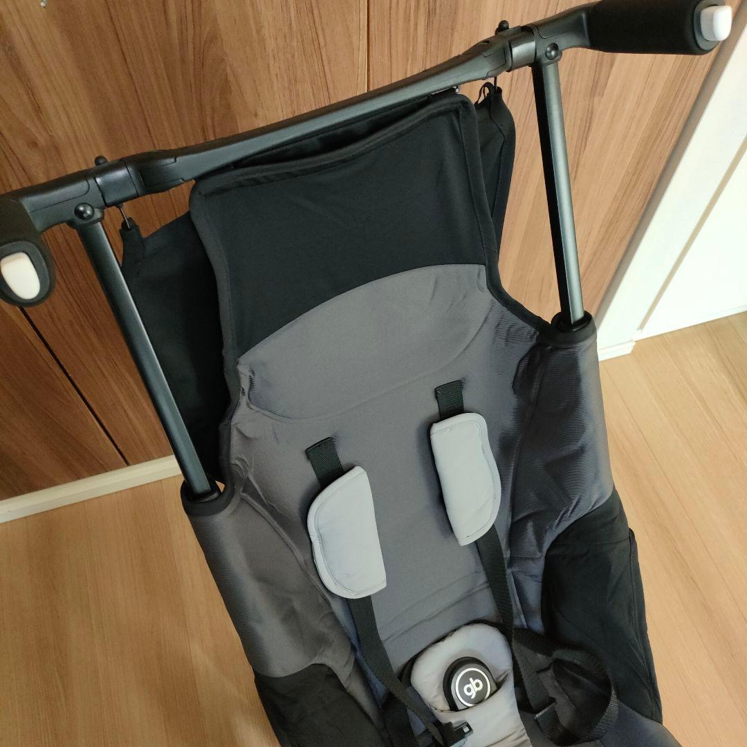 gb ポキット 折りたたみベビーカー グレー