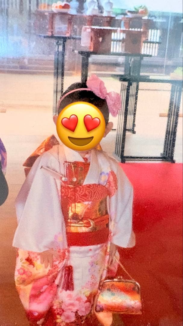 【女の子】七五三 子供用 着物セット 3〜4歳