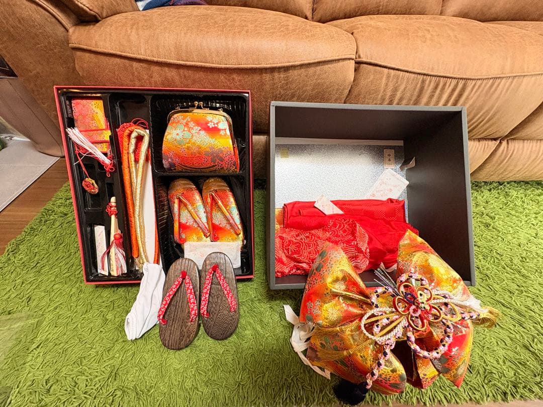 【女の子】七五三 子供用 着物セット 3〜4歳