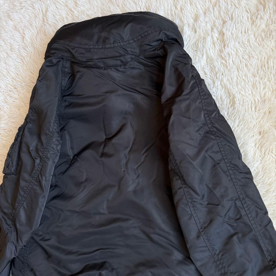 希少 g.o.a ゴア ミリタリー ボンバージャケット 中綿入り 2 黒 廃盤