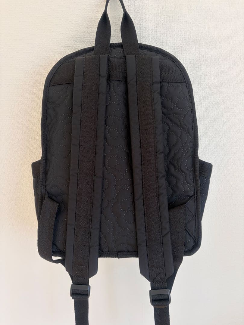 レスポ　リュック　パフィーブロッサムズ　黒