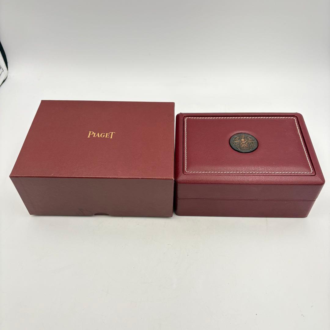 ピアジェ 空箱 予備コマ 時計入れ 付属品 ボルドー 0726-S6536h