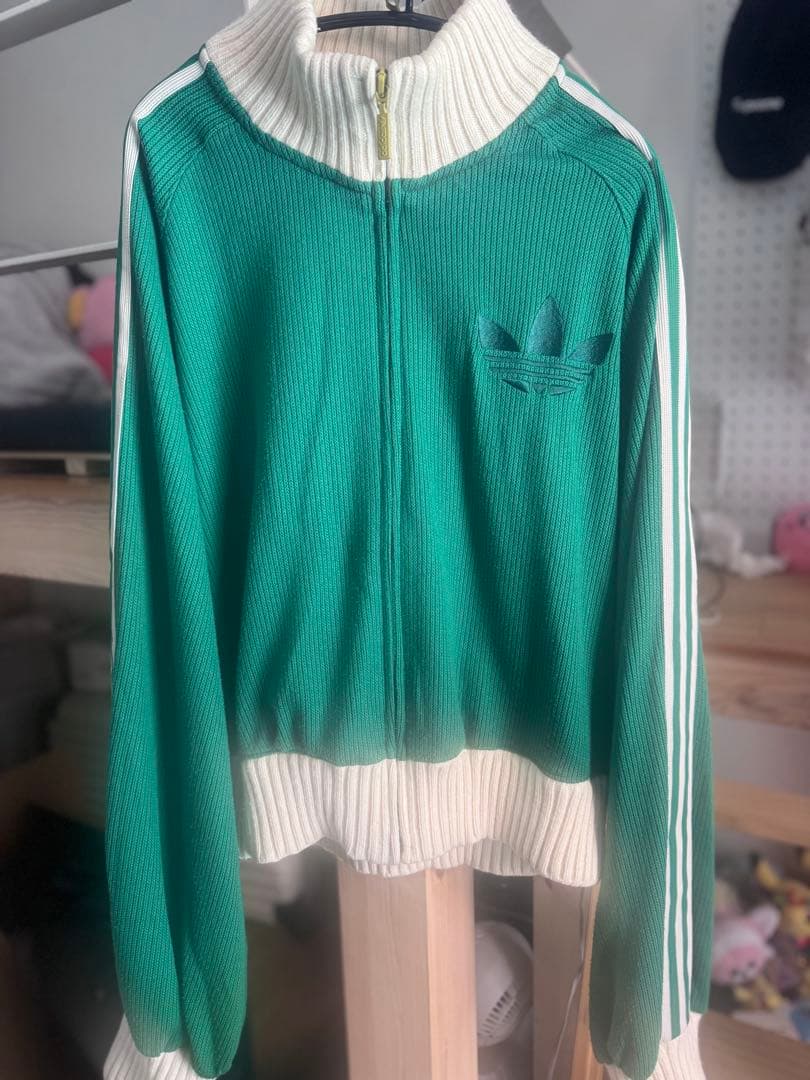 adidas heritage now ニットトラックジャケット