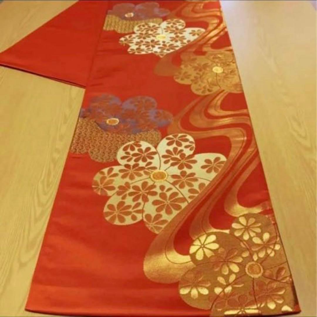 ✴️テーブルランナー　兼　タペストリー　新品❣️正絹　帯生地使用　大　ハンドメイド