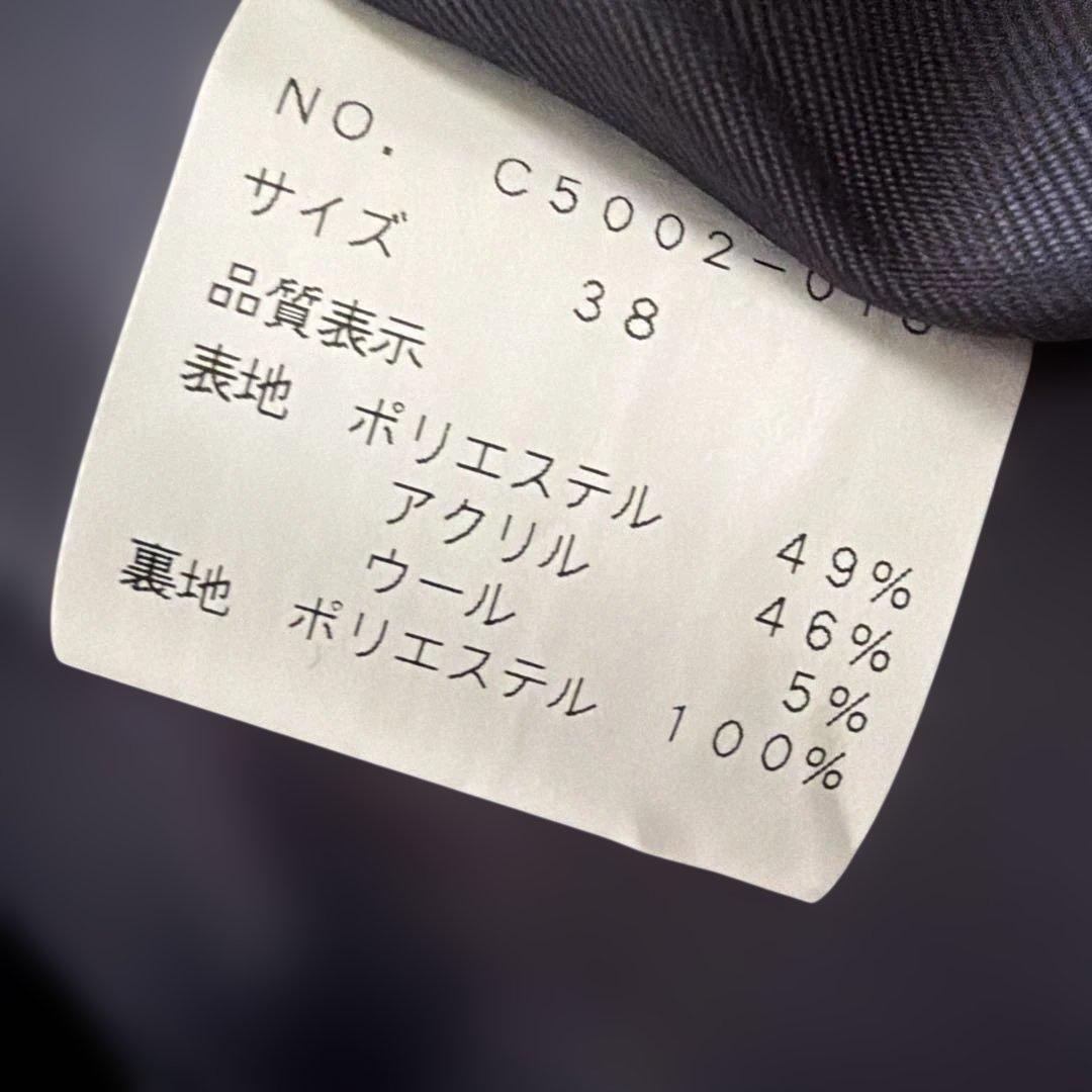 キャナルジーン　BON APPÉTIT ネイビー メルトンダッフルコート　38