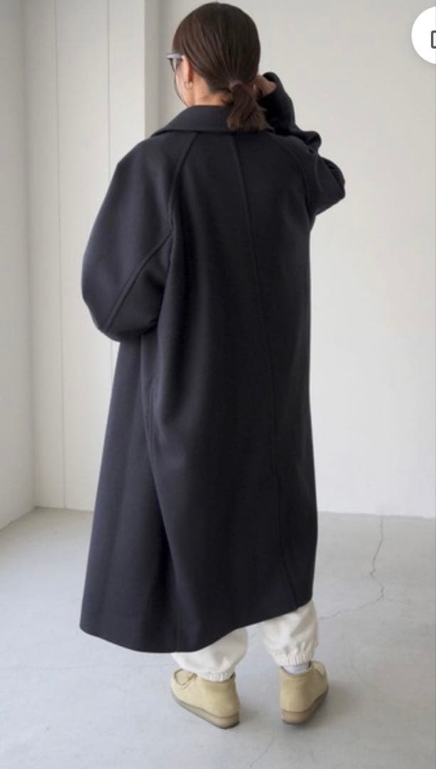 キャナルジーン　BON APPÉTIT ネイビー メルトンダッフルコート　38