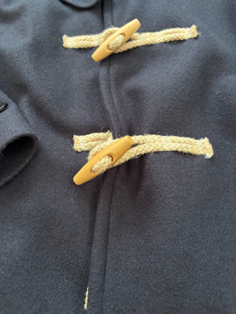 キャナルジーン　BON APPÉTIT ネイビー メルトンダッフルコート　38