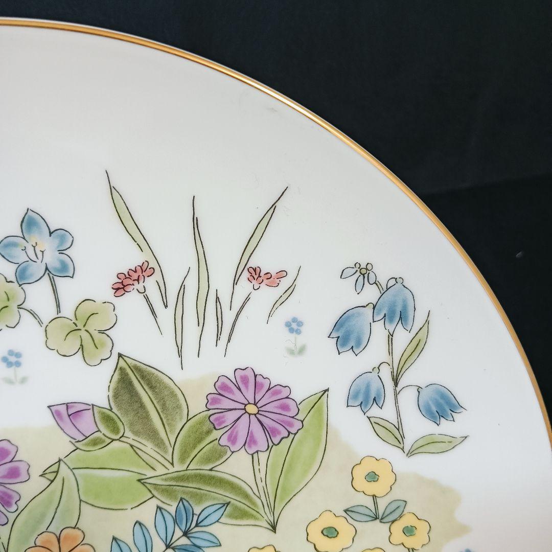 ノリタケ　オールド　パーティーセット　プレート　6客　花柄　レトロ　レア