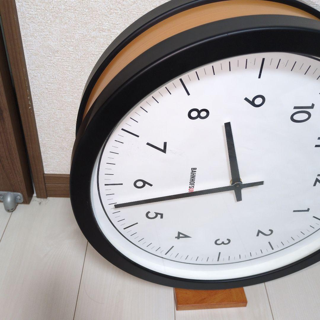 インターフォルム マッカーティ　壁掛け時計　柱時計　両面時計　アデペシュ　希少