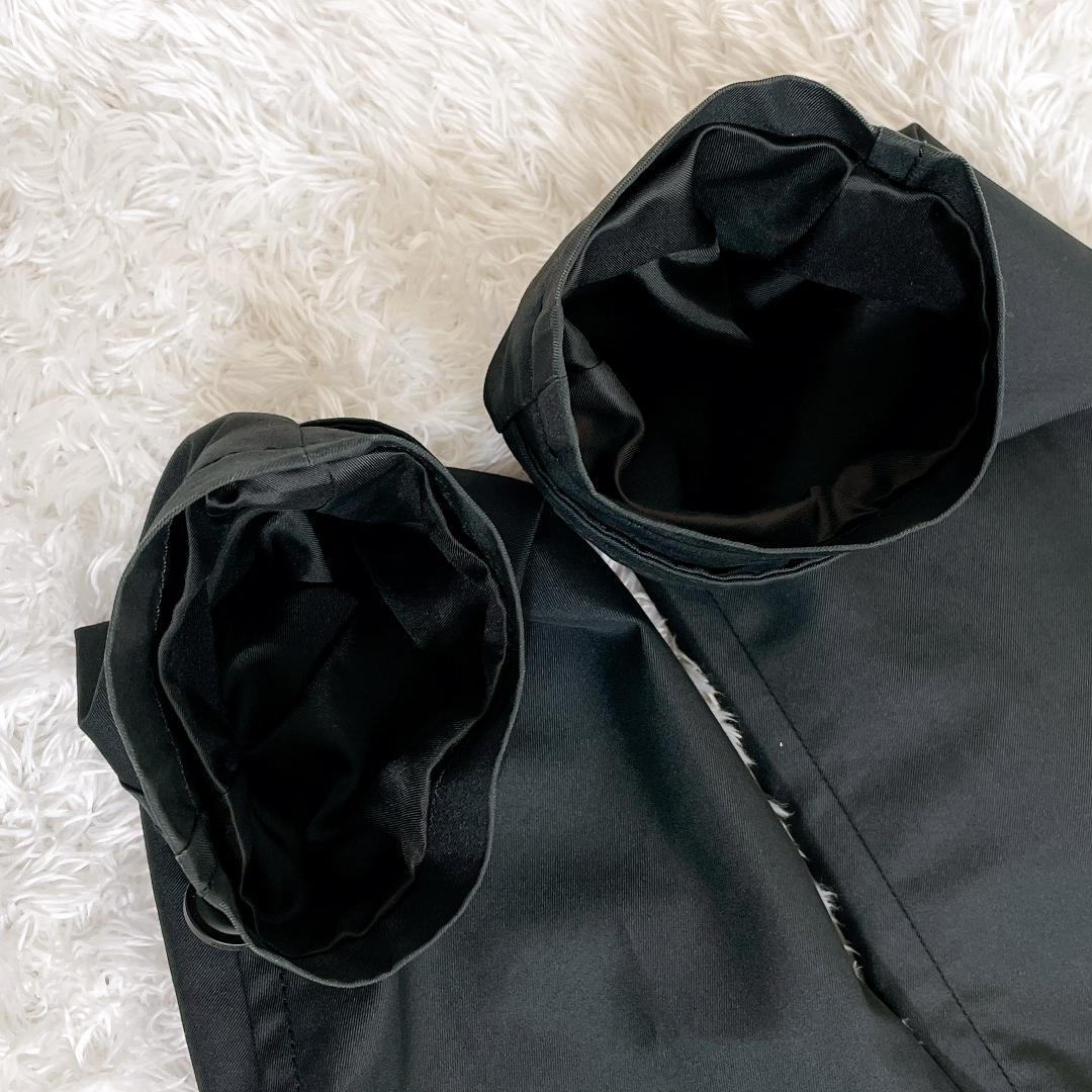 【美品】 COACH コーチ メンズトレンチコート ブラック ベルト付き M