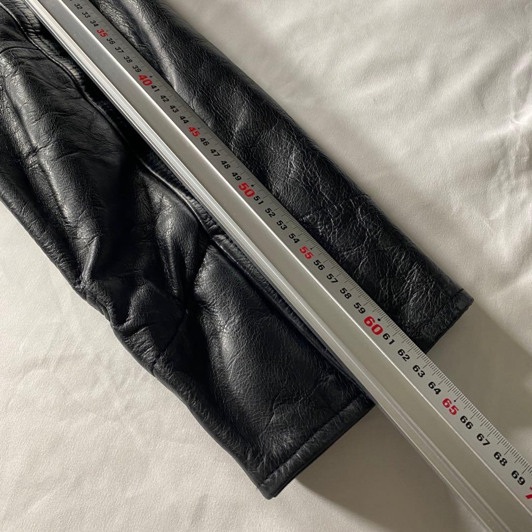 希少M Old Gap レザー カーコート Black